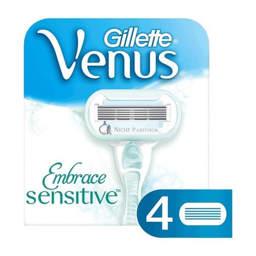 Gillette Venus Embrace Érzékeny Nőknek Borotvapenge - 4 db