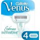 Gillette Venus Embrace Sensitive Rasierklingen für Frauen - Packung mit 4