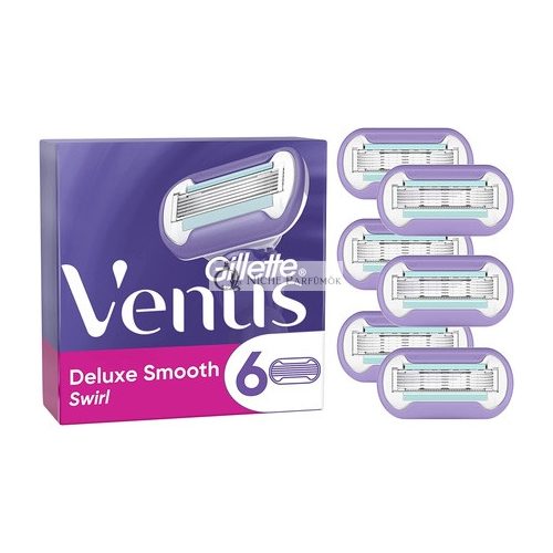 Gillette Venus Extra Smooth Swirl Damenrasierklingen mit Feuchtigkeitsstreifen zum Hautschutz