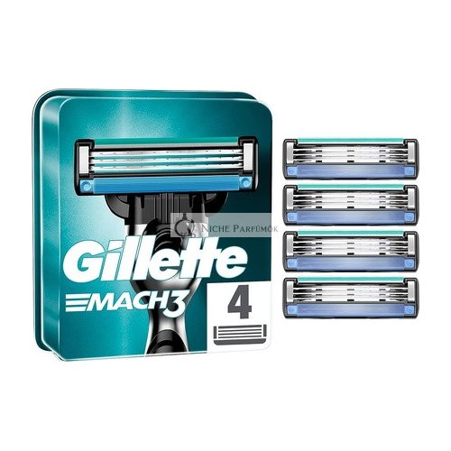 Gillette Mach3 Borotvapengék Férfiaknak 4 db - 4-es csomag