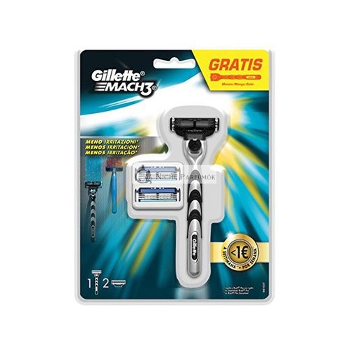 Gillette Mach3 Packung mit 3 Klingen und kostenlosem Griff