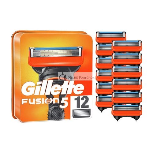 Gillette Fusion5 férfi borotvapengék 1 csomag 12 pengével