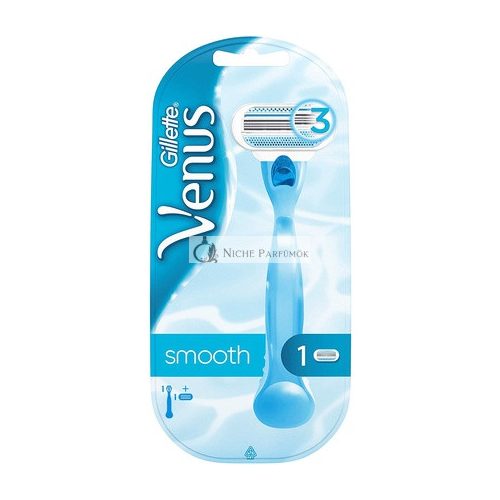 Gillette Venus Smooth Női Borotva 3 ívelt pengével