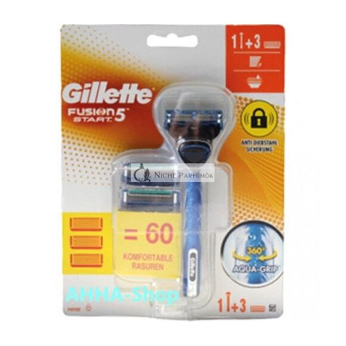 Gillette Fusion 5 Kezdő Borotva 3 Pengével