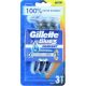 GILLETTE Blue 3 Eldobható Borotvák Kényelem 3 db