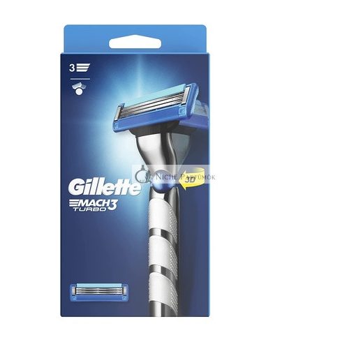 Gillette Mach3 Turbo 2 Rasursystem, mehrfarbig