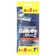 Gillette Eldobható Borotva Blue II Plus 5+2