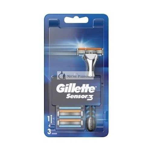 Gillette Sensor3 Rasierer mit 3 Klingen