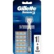 Gillette Sensor3 Herrenrasierer mit 6 Klingen Schwarz