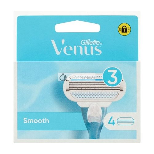 Gillette Venus Smooth Pengék - 4 db-os csomag