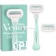 Gillette Venus Smooth Sensitive Damenrasierer mit 3-Klingen-Rasierer und 2 Klingen