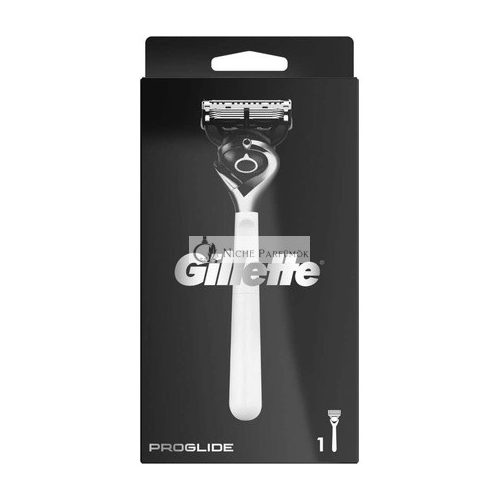 Gillette ProGlide Monochrome Rasierer für Männer mit Trimmerklinge für Präzision und Gleitschicht - Weiß