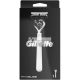 Gillette ProGlide Monochrome Borotva Férfiaknak Trimmer Kés Pontossághoz és Csúszásmentes Bevonattal - Fehér