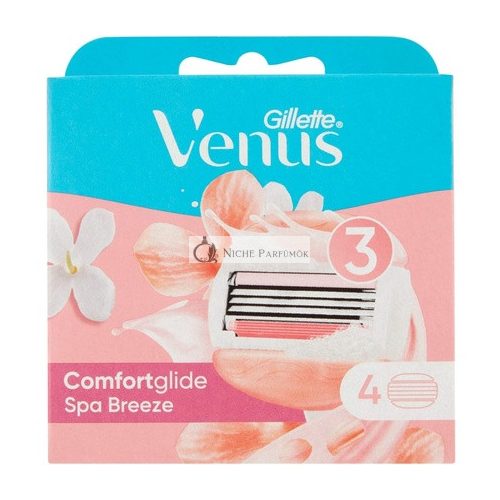 Gillette Venus Comfortglide Breeze Női Borotvapengék Spa Breeze Kíméletes Borotválkozás