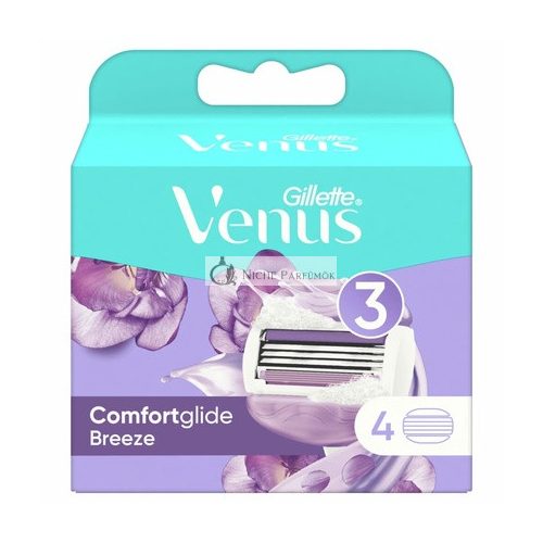 Gillette Venus ComfortGlide Breeze tartalék borotvapengék nőknek