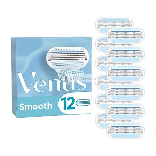 Gillette Venus Smooth Borotva Penge Utántöltő, 12 db