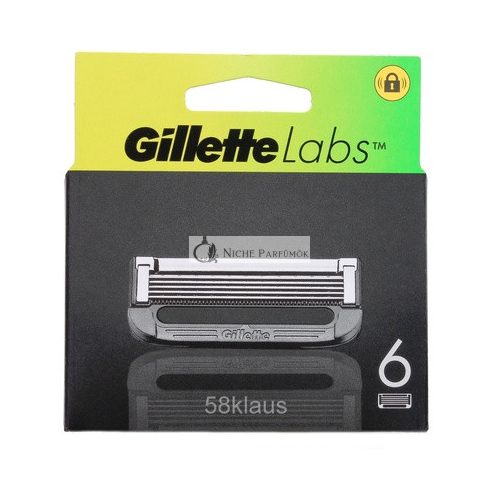 Gillette Klingen Nachfüllpack für Gillettelabs 6