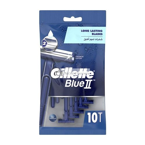 Gillette Blue II Fix Fejű Eldobható Borotvák 10 db