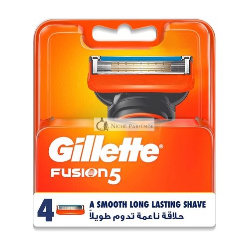 Gillette Fusion5 Rasierklingen für Männer mit 5 Anti-Reibungs-Klingen