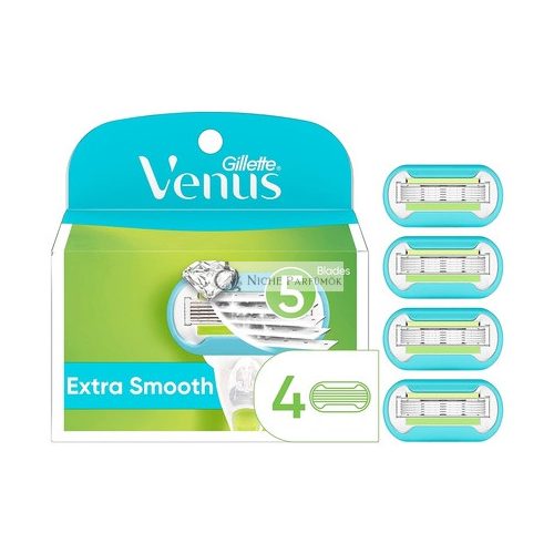 Gillette Venus Extra Smooth Damenrasierer Klingen Nachfüllpackung 4 Stück