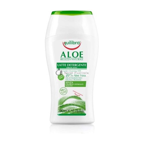 Aloe Vera Gyengéd Tisztító Tej, 200ml