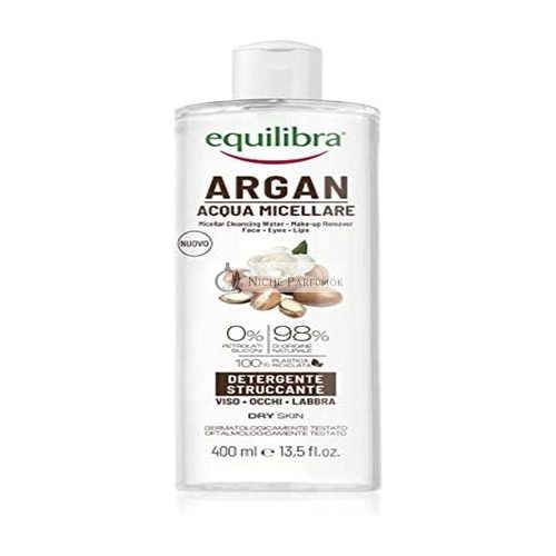 Equilibra Viso Argan Micellás Víz Hialuronsavval és Növényi Tenziákkal, 400ml