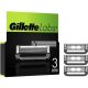 Gillette Klingen Nachfüllpackung Für Gillettelabs - Peeling Bar und Heizbarer Rasierer - 3 Rasierklingen