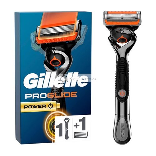 Gillette ProGlide Power Herren Nassrasierer + 1 Rasierklinge mit 5 Klingen, Geschenk für Männer