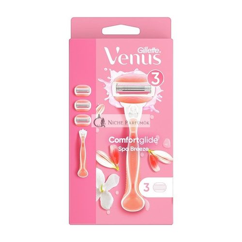 Gillette Venus Spa Breeze Rasierer mit 3 Nachfüllungen