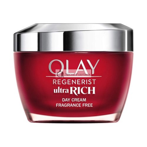 Olay Regenerist Ultra Reichhaltige Tagescreme, Nicht fettende Textur mit Vitamin B3 Peptiden und Sheabutter, Duftfrei, 50ml