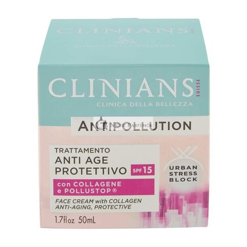 Clinians Anti-Verschmutzungscreme mit Alterschutz 50ml