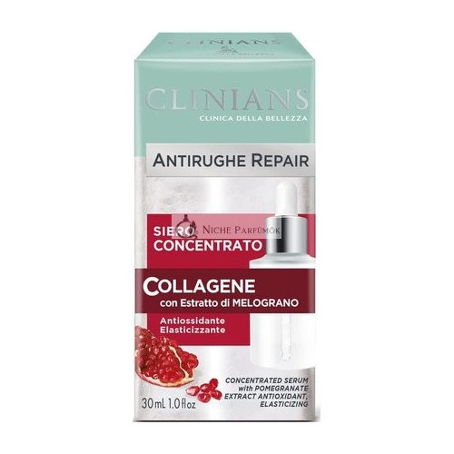 Clinians Anti-Falten Reparaturserum mit Colalgene und Granatapfelextrakt, 30ml