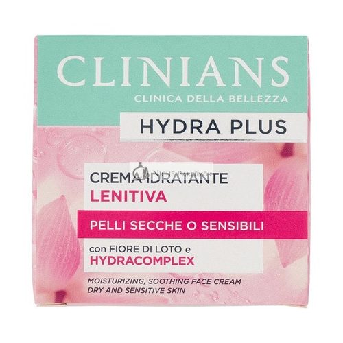 Clinians Hydra Plus Hidratáló Krém Száraz vagy Érzékeny Bőrre, 50ml