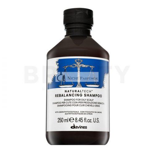 Davines Natural Tech Rebalancing Shampoo tisztító sampon zsíros fejbőrre 250 ml