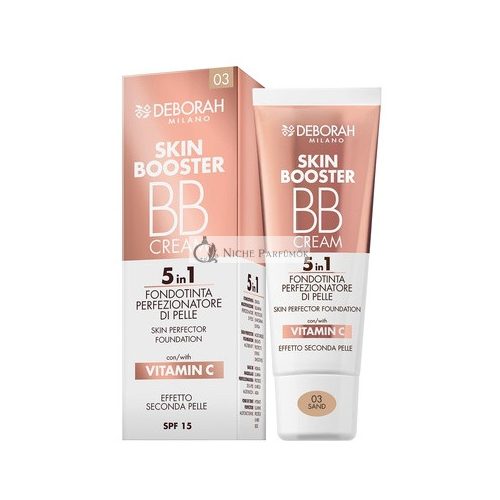 Deborah Milano BB Cream Haut Booster Nr. 03 Sand SPF 15, 30ml