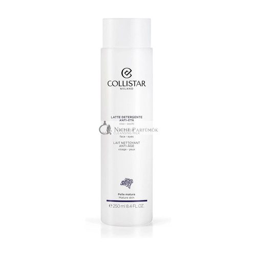 Collistar Anti-Aging Tisztító Tej Arcra és Szemre, 250ml