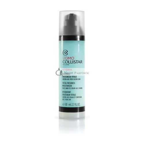 Collistar Hydra Uomo Total Freshness Feuchtigkeitsgel-Creme für Gesicht und Augen 80 ml