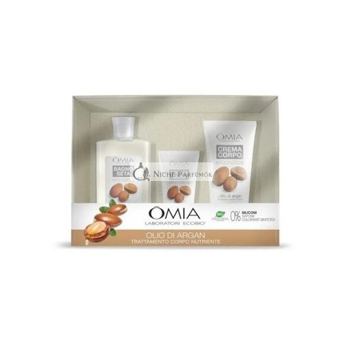 Omia Laboratoires Ovetto Készlet Argan Olaj Fürdőszövet 400ml és Testápoló 200ml