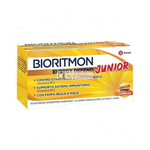 BIORITMON ENERGY DEFEND JUNIOR Dompé 10 Ampulla