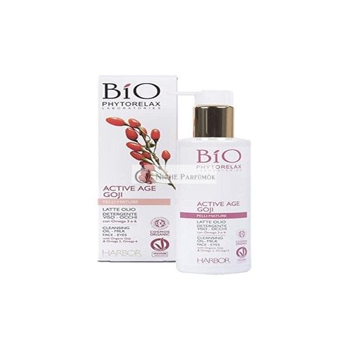 Bio Phytorelax Aktív Kor Anti-Aging Goji Tisztító Olaj Tej 200 ml