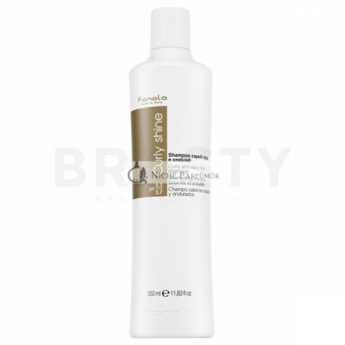 Fanola Curly Shine Shampoo sampon hullámos és göndör hajra 350 ml