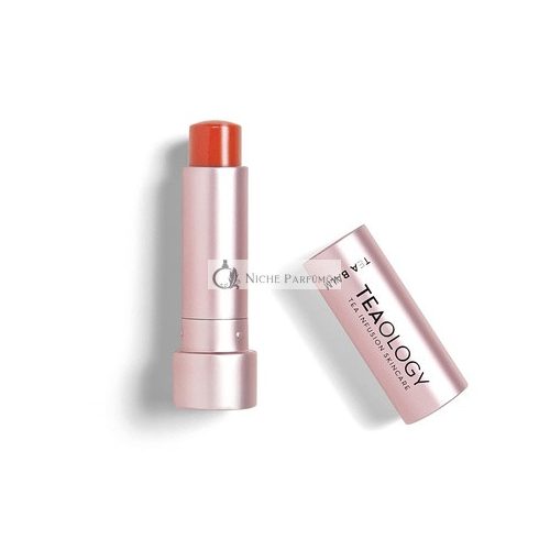 Teaology Pfirsichtee Lippenbalsam - Tönender Lippenpflege mit Antioxidantien aus Tee, 23g