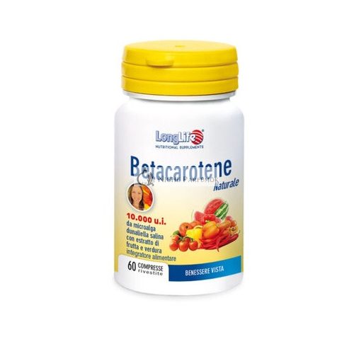 Beta-Carotin 10.000 IU LongLife 60 Überzogene Tabletten