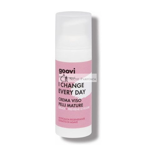 Goovi Change Every Day Gesichtscreme für reife Haut Hydratisiert und beugt Falten vor 50ml