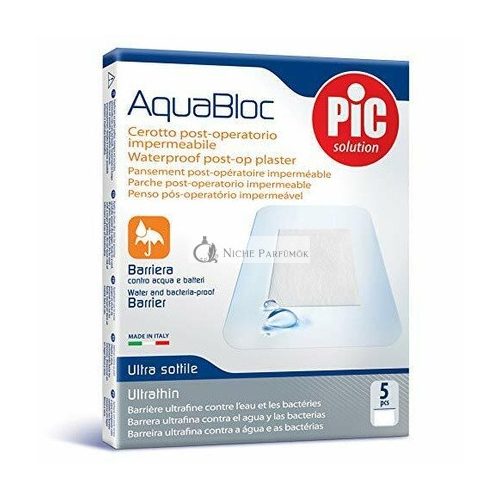 AQUABLOC 5 Antibakterielle Pflaster 15x10