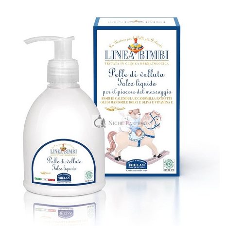 Helan Baby-Linie Samtige Haut Flüssigtalkum mit Ringelblume und Vitamin E 240ml