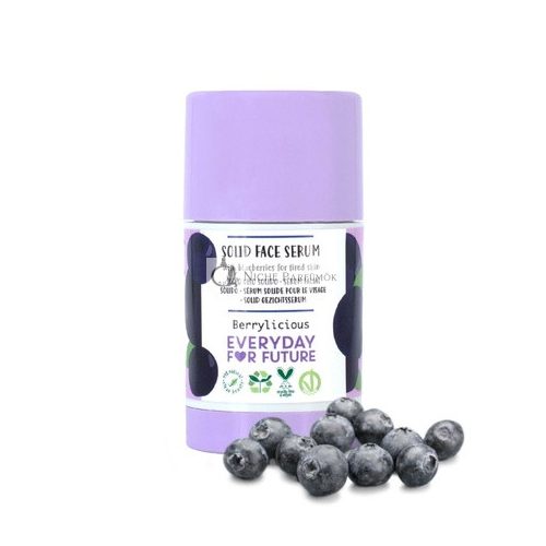 Blaubeer-Solid-Gesichtsserum-Stick, straffend vegan & tierversuchsfrei