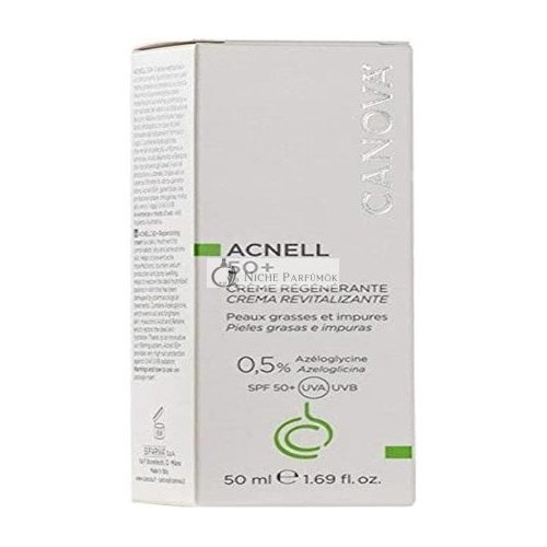 Acnell 50+ Cream Gel Gesichtspflege für Mischhaut und Akne, 50 ml