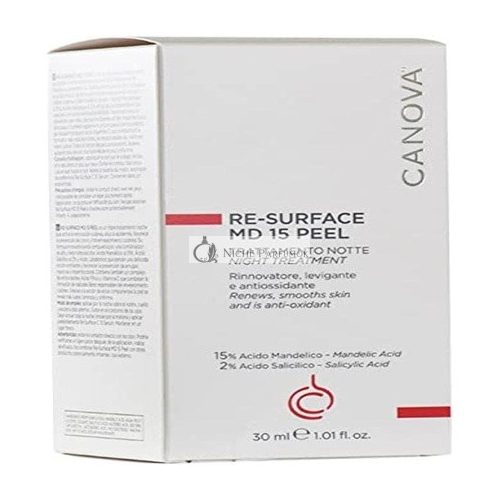 Canova Resurface MD15 Peeling Éjszakai Antioxidáns Kezelés 30ml