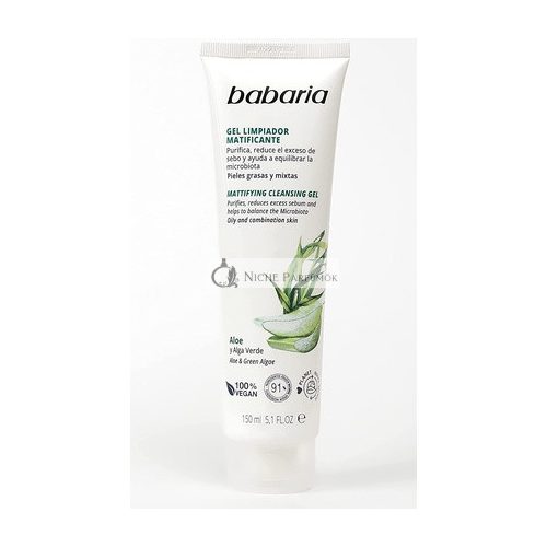 Babaria Mattifying Tisztító Gél Zsíros/Keveredő Bőrre 150ml,